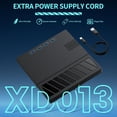 thumbnail image 6 of AUBEAMTO External CD/DVD Drive for Laptop 7-in-1USB Portable CD/DVD Player Burner, High-Speed External Disk Drive with SD/TF Card Reader, 4 USB 3.0 Ports, Compatible with Windows 11/10, Linux, Mac, 6 of 7