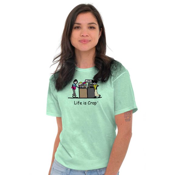 Credit Cards Debt Maxed Out Shopping Women's Plus Size Graphic Tee Brisco Brands 2X