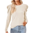 thumbnail image 3 of Pompotops T-shirt Ample à Manches Longues et Col Rond pour Femmes en Liquidation, 3 of 7