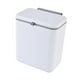 thumbnail image 2 of Cubo de basura colgante para cocina, cesto para residuos de cocina, cubo de basura Blanco, 2 of 9