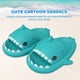 thumbnail image 4 of Lindo tiburón diapositivas zapatillas antideslizante baño suave suela verano al aire libre sandalias JShteea Para Estrenar, 4 of 7