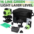thumbnail image 3 of Kit de Niveau Laser Révolutionnaire, Outil Laser Auto-Nivelant 16 Lignes Vertes, Inclut Batterie Rechargeable et Base Magnétique, Anti-Poussière et Étanche, 3 of 5