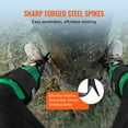 thumbnail image 5 of VEVOR Tree Climbing Spikes, 1 Pair Alloy Steel Climbing Spurs,350lbs Load Capacity Tree Climbing Gear with Straps and Spike Protectors, Arborist Equipment for Climbers, Hunting, Fruit Picking,Green, 5 of 8