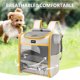 thumbnail image 5 of Carrier Pet Mochila Plegable Pet Dog Outing Bag Pet Carrier Supplies (Amarillo) Ndcxsfigh Libre de BPA, 5 of 7
