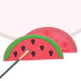 thumbnail image 5 of Unique Bargains 1pc Watermelon-Shape Makeup Brush Cleaning Mat Red for Easy Makeup Red, 5 of 6