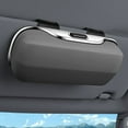 thumbnail image 6 of Sunglasses Holder for Car Sun Visor, Auto Eyeglasses Protective Storage Case, Vehicle Visor Accessories Organizer Box - Gray, 6 of 7
