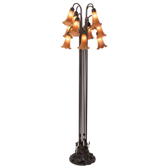 Meyda Tiffany 15874 12 Light 63" Tall Tree Floor Lamp - MultiColor