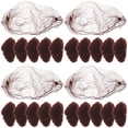 thumbnail image 4 of 60 piezas de red elástica para moños, accesorio para el cabello para mujeres y niñas., 4 of 8