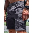 thumbnail image 3 of Men'S Cargo Shorts:Outdoor Wear with Multi-Functional Pockets Gray XXXL, 3 of 5