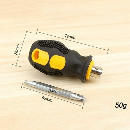 

1 Precision Screwdriver Mini Short Handle Screwdriver Portable Multifunctional