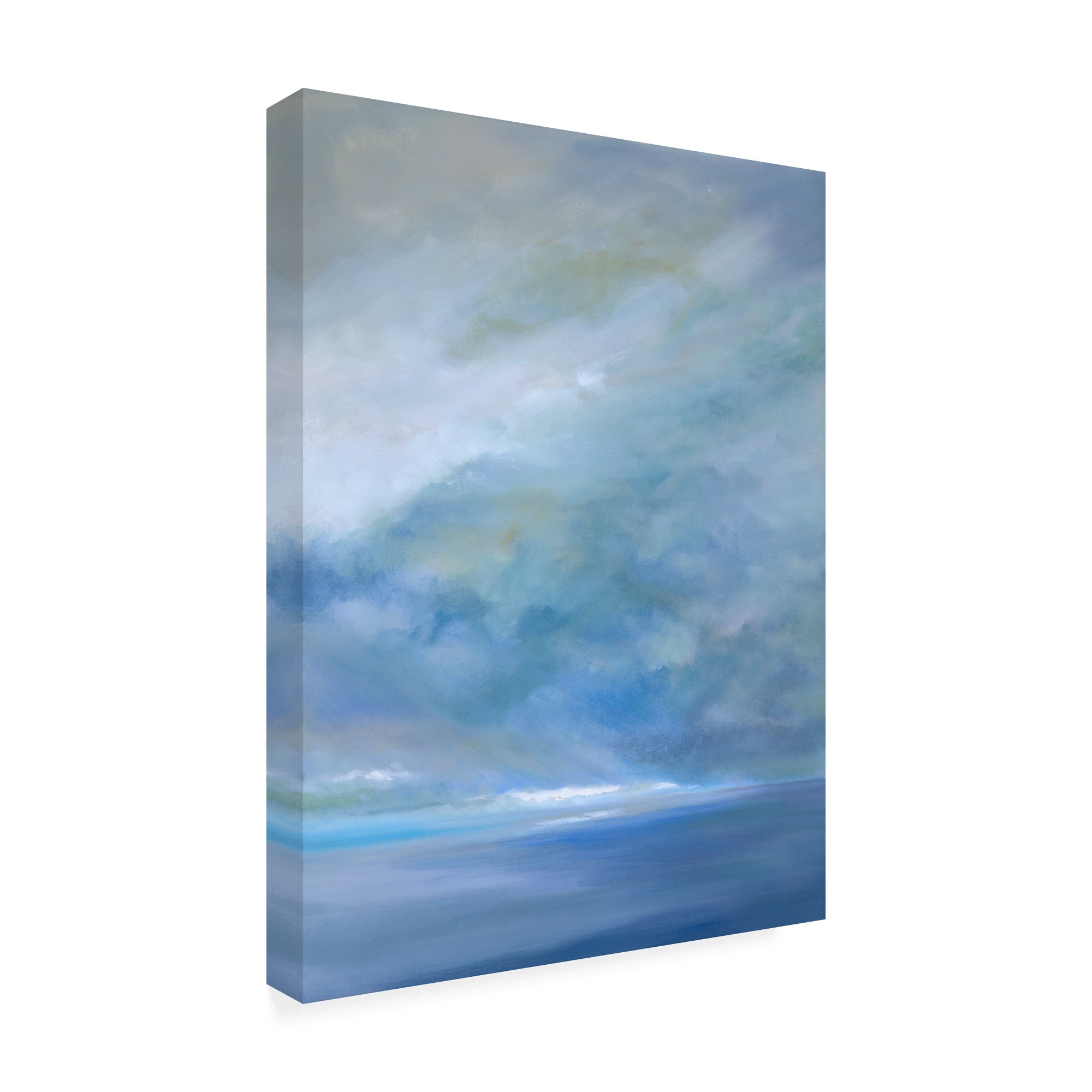 Trademark Fine Art 'Heavenly Light Triptych III' Canvas Art by Sheila Finch