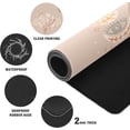 thumbnail image 4 of Boho Botanical Moon Desk Mat, Desk Accessory, Cute Workspace, Trendy Workspace, Trendy, 35.4x15.7in Large Gaming Mouse Pad, Cute Desk Topper, Pretty Desk Pad, 4 of 6