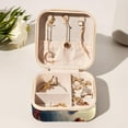 thumbnail image 6 of Christmas Snowman Retro Travel Portable Square Jewelry Display and Decorative Box with Bracelet Holder - Ideal for Rings, Earrings, Necklaces, Bracelets, and More - Suitable for Girls and Women, 6 of 6