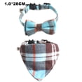 thumbnail image 2 of 2 pieces with classic plaid cat collar with bells, separate cat collar bells, 2 of 5