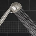thumbnail image 2 of Waterpik PowerSpray 5-Spray 1.8 GPM Handheld Shower, Brushed Nickel, 2 of 9