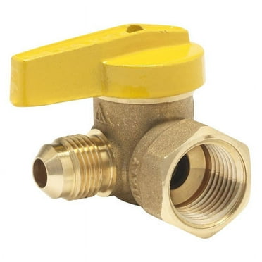 Homewerks 1/2 in. Brass Flare x FIP Gas Ball Valve