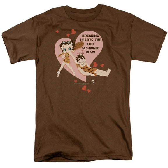 Betty Boop Breaking Hearts Officially Licensed Adult T-Shirt 2XL
