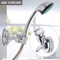 thumbnail image 2 of Replaceable Handheld Shower Holder, 360° Rotation Suction Cup Shower Holder, Large Adsorbability Suction Cup Shower Holder（Sliver-1), 2 of 5
