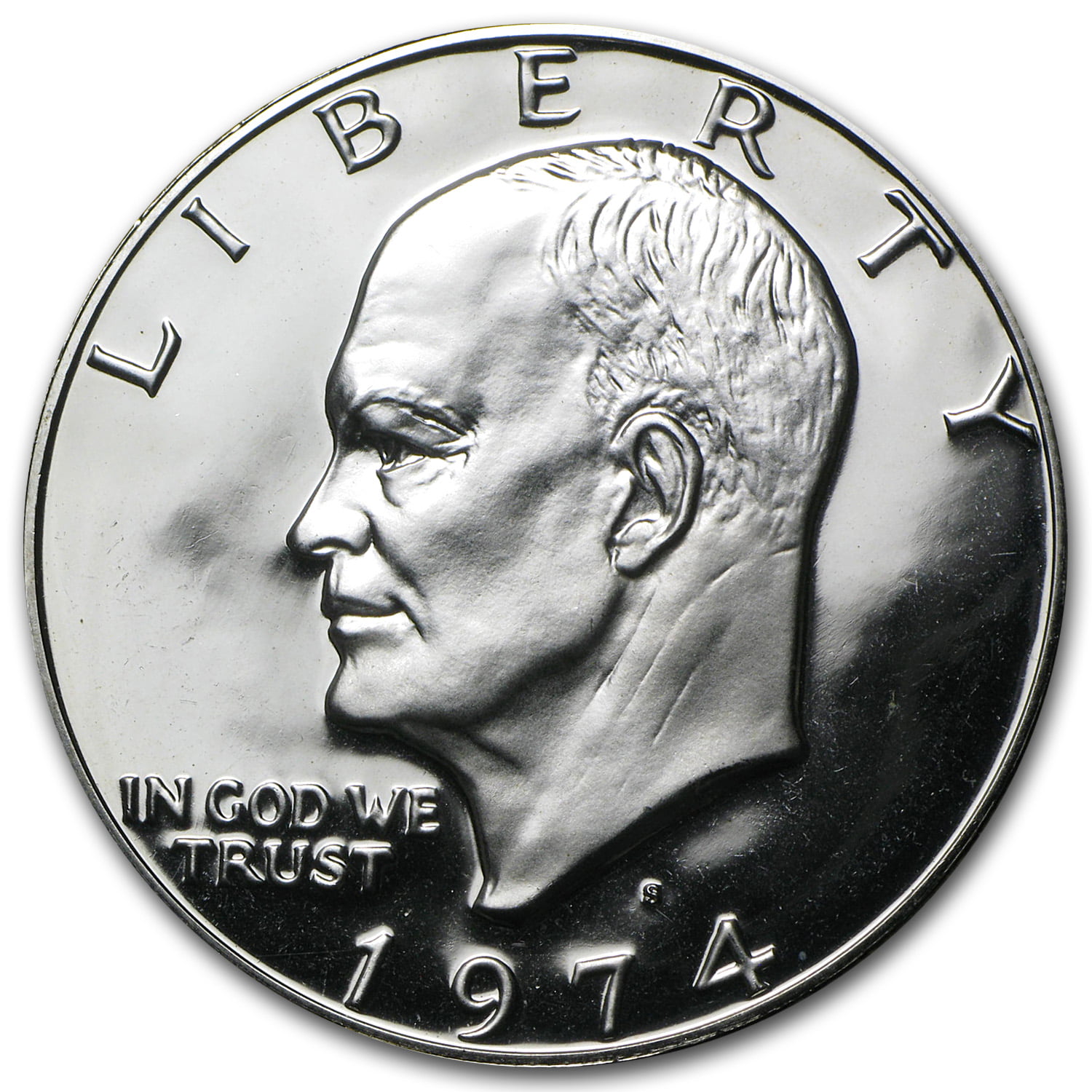 1974S SILVER Eisenhower Dollar Choice Proof US Mint Free Shipping!