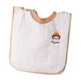 thumbnail image 3 of Babero para niños, suave y delicado, absorbe el agua, apto para niños de 1 a 6 años, lavable a máquina, multicolor. Marrón, 3 of 9