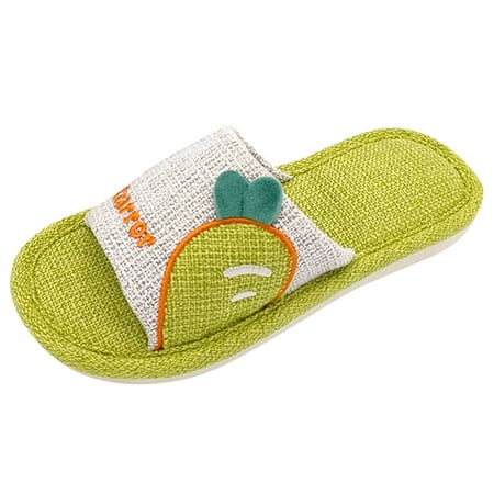 

Slippers for Women Men And Women Slippers Home Slippers Indoor Slip Slippers Creative Radish Soft Bottom Cotton Slippers Womens Slippers Pvc Green 38-39