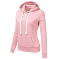 thumbnail image 4 of Doublju Women's Basic Lightweight Pullover Hoodie Sweatshirt with Plus Size, 4 of 5