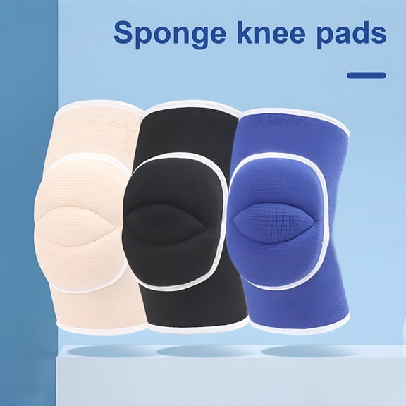 TELOLY Soft Comfortable Knee Pads - 2 Pack Knee Guards for Volleyball Dancing Yoga Sports - Anti-collision Knee Protectors