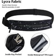 thumbnail image 5 of Slim Running Belt for Women Men Water Resiatant Runners Fanny Pack Adjustable Waist Pouch Reflective Phone holder Running Gear Accessories for Sport (Black), 5 of 7