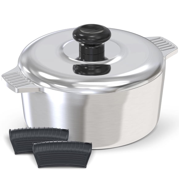 Horno holandés Magnaware de aluminio fundido de 3 litros con tapa, superficie antiadherente