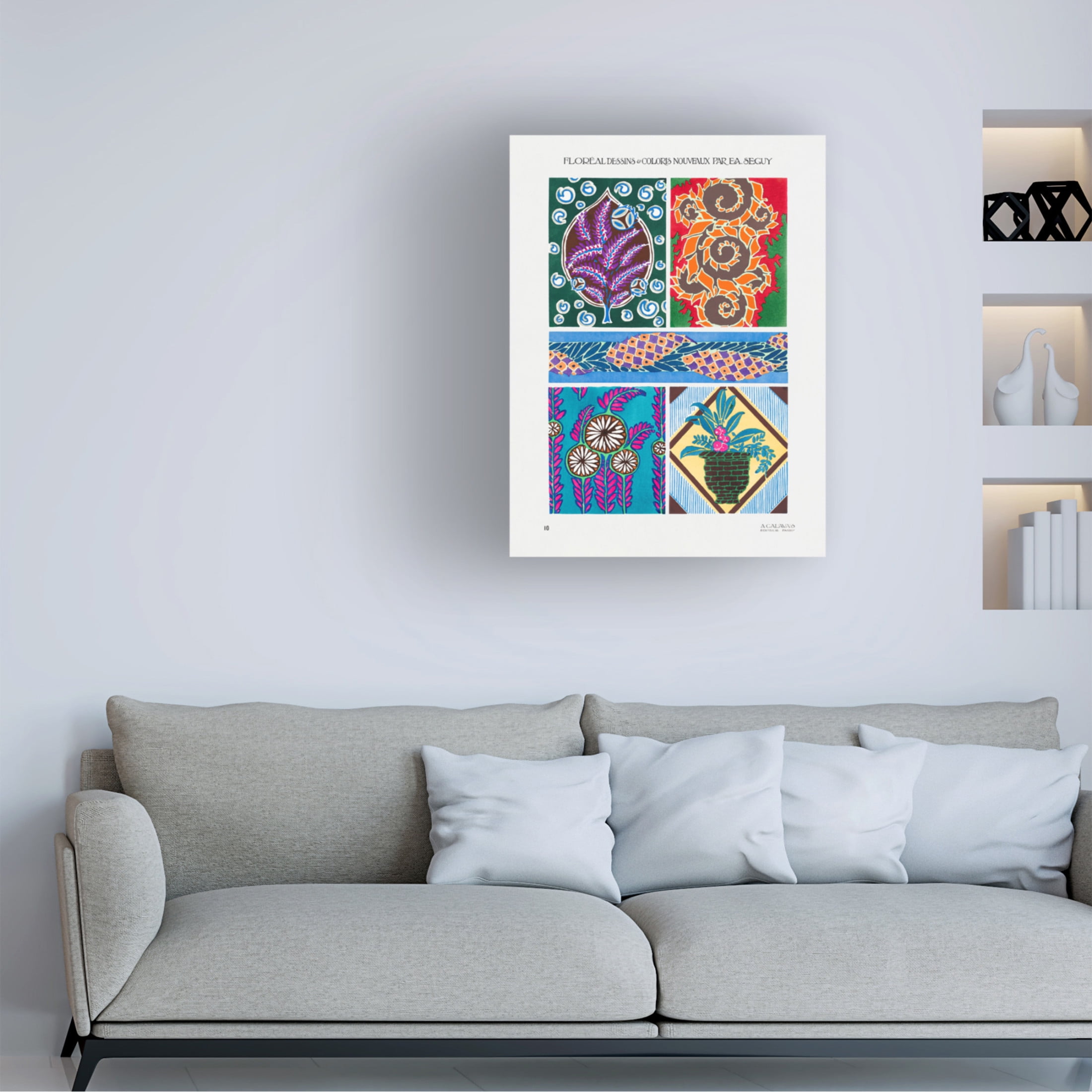 Trademark Fine Art Pictufy   Pattern 10 Canvas Wall Art