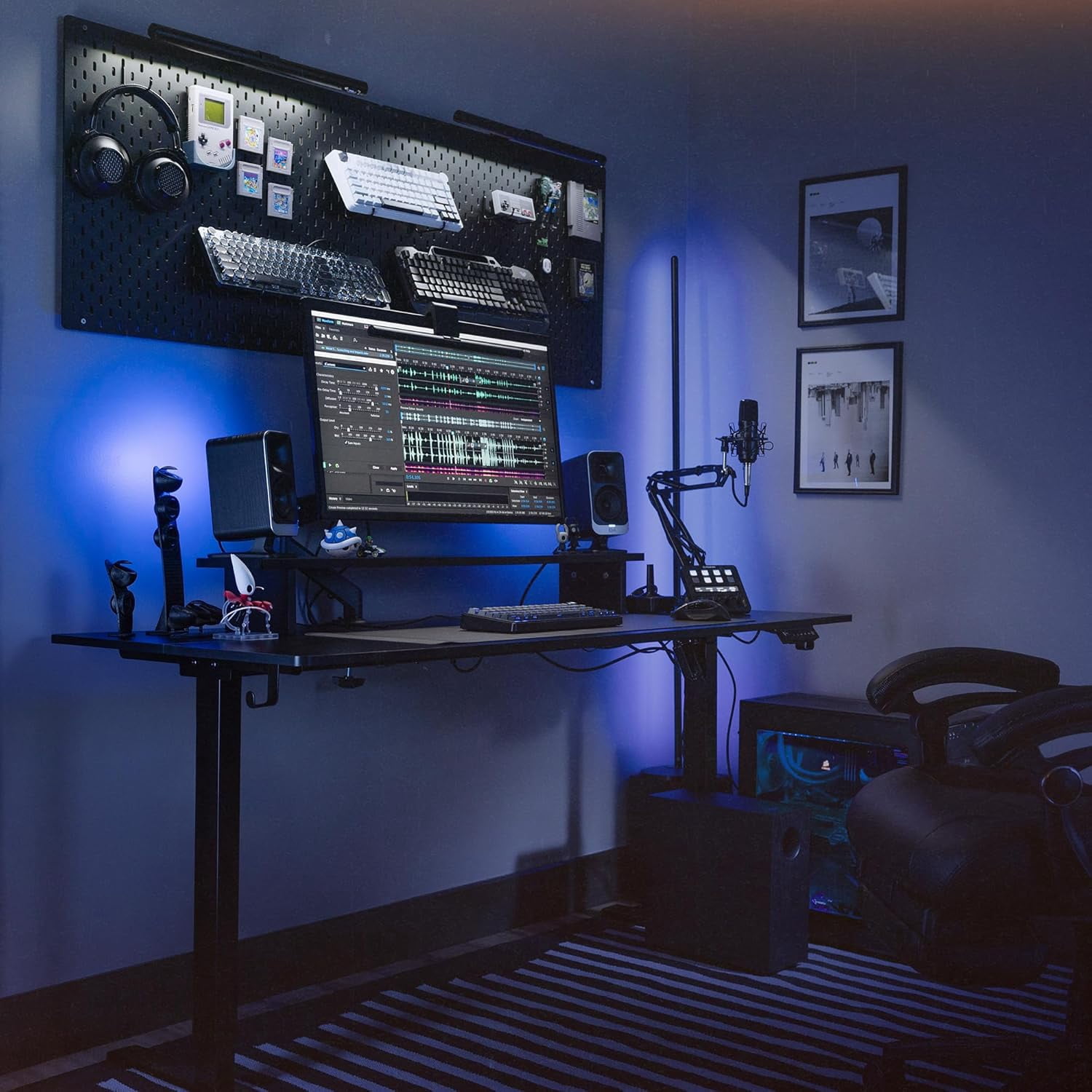 Klipsch ProMedia Lumina Powered 2.1 Computer Gaming Speaker System with Subwoofer, Bluetooth and LED Color Lighting Effects Built-in