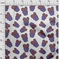 thumbnail image 3 of oneOone Viscose Jersey Purple Fabric Cactus Craft Projects Decor Fabric Printed By The Yard 60 Inch Wide, 3 of 5