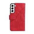 thumbnail image 5 of for Samsung Galaxy S22 5G Wallet Phone Case with 9 Card Holder Zipper Pocket, Magnetic Closure Premium Folio PU Leather Flip Case with Wrist Strap for Samsung Galaxy S22 5G,Red, 5 of 15