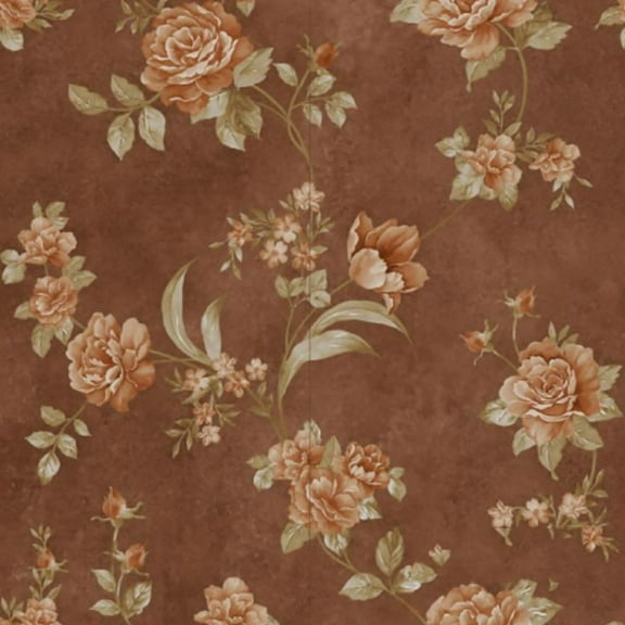 Vintage Floral Peel and Stick Wallpaper Boho Floral Contact Paper 17.7" x118.1" Flower Wallpaper Peel and Stick Flower Self Adhesive Wall Paper for Bedroom Removable Decorative