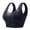 Black, variant on Gyexs Comfort Wireless Bra for Women Full Coverage Supportive Lift Large Bust Thin Strap Design Plus Size Bras for Women, Black, Size XXXXL