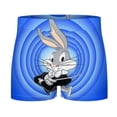 thumbnail image 4 of Looney Tunes Bugs Bunny Mens Boxer Briefs Active Stretch Breathable Underwear, Comfortable Gym Boxer Briefs, 4 of 7