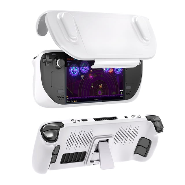 Cubierta A Prueba Polvo para Consola Completa Impermeable TPU Con Soporte Steam Deck