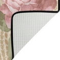 thumbnail image 4 of FREEAM Rose Flower Floral Print Vintage Area Rug Mat for Living Dining Dorm Room Bedroom Home Decorative 5'3"x4', 4 of 6
