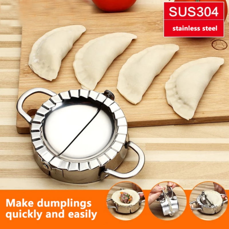 Eco-Friendly Pastry Tool Stainless Steel For Dumpling Maker Wraper Dough Cutter.