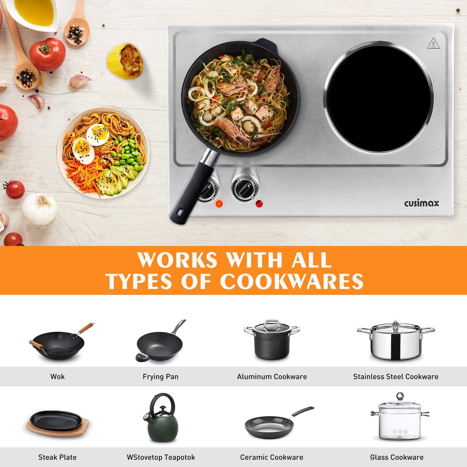 cusimax 1800w ceramic hot plate