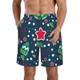thumbnail image 1 of Fotbe Christmas Trajes de Baño Estampados para Hombre, Shorts de Verano de Secado Rápido, Ropa de Playa, Bañadores-XX-Large, 1 of 6