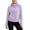Purple, variant on Women Cropped Lightweight Hooded Windbreaker Jacket, Packable Breathable Full Zip Sun Protection Outerwear for Spring Summer Outdoor Daily (BU2/S)