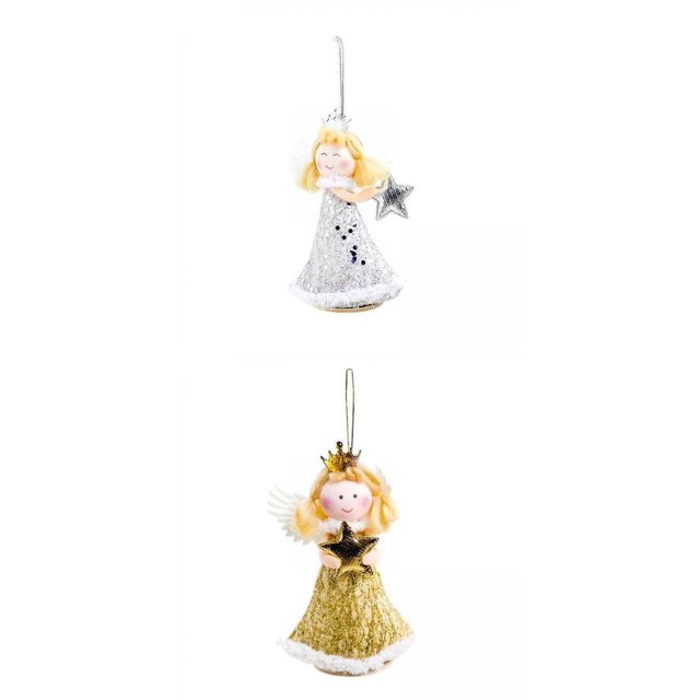 Lovely Doll Colgantes Muñeca de Navidad Colgante Angel Lovely Doll Colgantes Muñeca de Navidad Hanging Angel Go