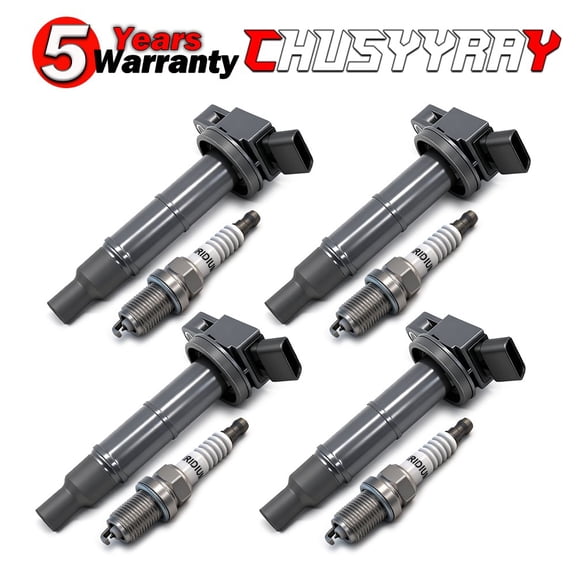 4PCS Ignition Coil For 2002-2011 Toyota Camry Sedan 4-Door 2.4L L4 UF333 C1330