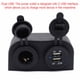 thumbnail image 4 of Sidaley Enchufe de de coche portátil desmontable Universal Dual USB 12-24V elegante impermeable a prueba de humedad RV barcos toma de Bombillas para automóviles, 4 of 6
