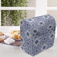 thumbnail image 4 of Moroccan Lounger Chair Bag, Portuguese Tiles Squares Grid Style Pattern Oriental Motif, High Capacity Storage with Handle Container, Lounger Size, Violet Blue Orange White, by Ambesonne, 4 of 5
