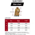 thumbnail image 3 of Womens Color Block Leopard T Shirts Casual Striped Long Sleeve Tunic Tops, 3 of 3