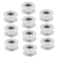 thumbnail image 4 of KALLORY 10PCS Timing Gears Aluminum Silver for High-reduction Drive Applications, 4 of 7