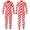 A Red, variant on Aislor Kids Christmas Candy Cane Costume Long Sleeve Striped Gymnastic Unitard Bodysuit Size 6-16 A Red 14