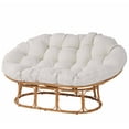 thumbnail image 2 of Better Homes & Gardens Double Papasan Accent Chair, Cream Boucle, 2 of 5